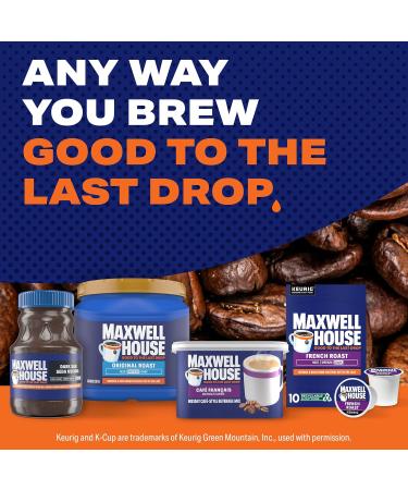 Maxwell House M lange de boisson instantan de style caf facile pr parer 1 bo te pour caf rapide le matin ou friandise de l'apr s-midi caf fran ais produits laitiers casher 215 5 g - Buy Online on GoSupps.com
