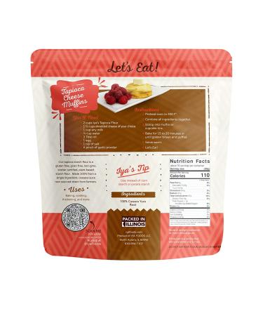 Iya Foods Tapioca Flour Starch 5 lbs. Bag - Gluten-Free, Non-GMO, Kosher | 100% Cassava Yuca Root | 5 Pound Pack - Buy Online on GoSupps.com