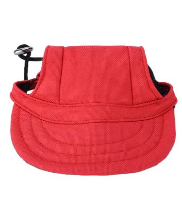 Psop dog baseball cap hat basecap baseball cap halt pet baseball hat dogs dogs dog sport hat dog sun hat with ear holes for puppies (red m)