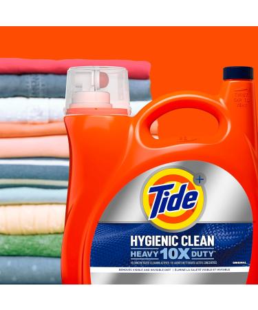 Tide Hygienic Clean Heavy 10x Duty Laundry Detergent - HE Compatible Original Scent 149 fl oz - 106 Loads - Shop Internationally - Buy Online on GoSupps.com