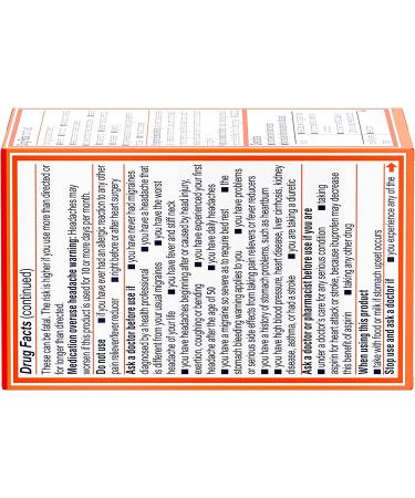Motrin IB Migraine Liquid Gel Caps 20 Ct Ibuprofen 200mg for Migraine Relief - Buy Online on GoSupps.com