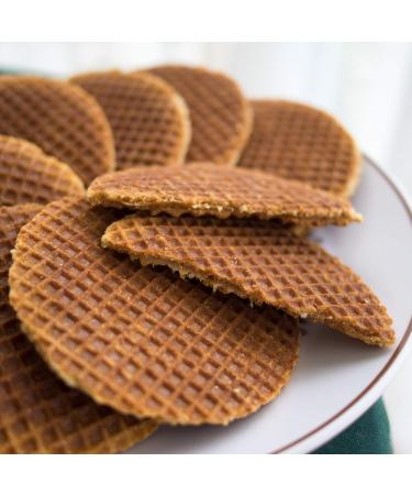 Maple Terroir Pure Maple Syrup Stroopwafels 1190g Caddy | 35 Stroopwafels x 34g Each Stroopwafel | Sweetened with Pure Maple Syrup | Waffle Cookies | Cookies | Dutch-Style Stroopwafels | Made in Canada - Buy Online on GoSupps.com