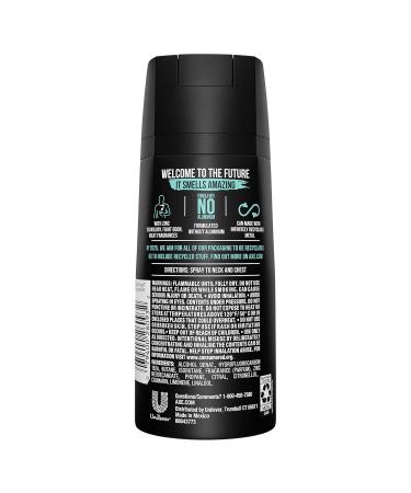 AXE Apollo Body Spray Deodorant for Long-Lasting Odor Protection Sage & Cedarwood Deodorant for Men Formulated Without Aluminum 4 Ounce (Pack of 8) - Buy Online on GoSupps.com