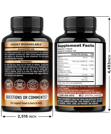 NUTRAHARMONY Vitamin B Complex & D3 K2 Capsules - Buy Online on GoSupps.com