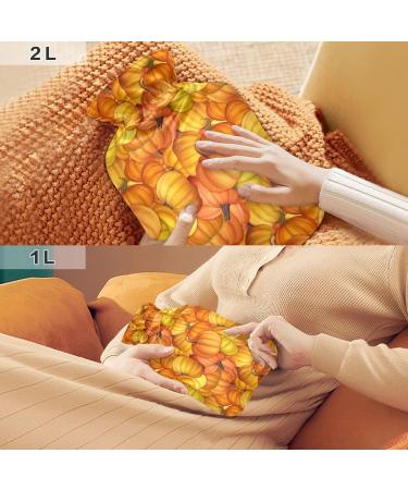 Autumn Funny Fresh Pumpkin Heat Bottle - 1L for Pain Relief & Therapy | Water Bag for Heat & Cold Relief - Buy Online on GoSupps.com
