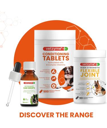 Vetzyme Conditioning Tablets for Cats and Kittens (300 Tablets) - Promotes Health and Vitality Supporting a Healthy Immune System - Buy Online on GoSupps.com