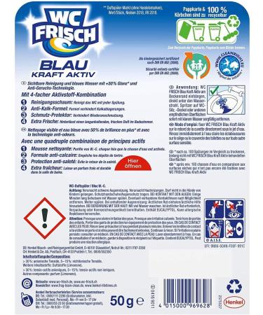 WC FRISCH Kraft Aktiv Trial Set - Blue Rinse Aid (3 Fragrances) | WC Cleaner & Color Rinse Aid (3-Piece Set) - International Shipping Available - Buy Online on GoSupps.com