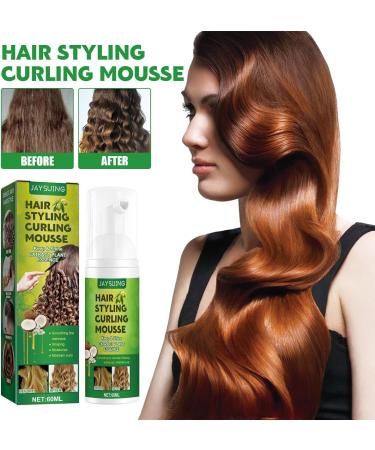  Utapossin 60 ml Volume Mousse for Curly Hair Curl Activating Cream Curling Hair Cream for Better Defined Curls For Curly Curly & Kinky Hair - Buy Online on GoSupps.com