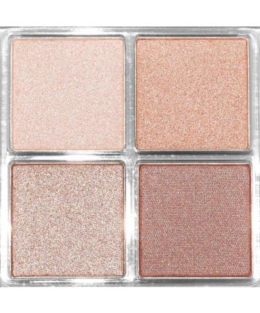 Palladio Eyeshadow Quad - Velvety Matte and Metallic Shades, Creamy Formula, Talc-Free - Ballerina Palette - Buy Online on GoSupps.com