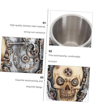 Frcolor Stainless Steel Shaving Cup - Foam Shell Razor Holder for Men | Durable Soap Bowl & Brush Tool - Buy Online on GoSupps.com