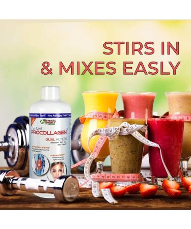 Natural Energy Vital Procollagen - Liquid Hydrolyzed Collagen Protein with Hyaluronic Acid and Glucosamine Chondroitin Sulfate Anti-Aging Factor for Men and Women 16oz |New Snickerdoodle Flavor| 2 - Buy Online on GoSupps.com