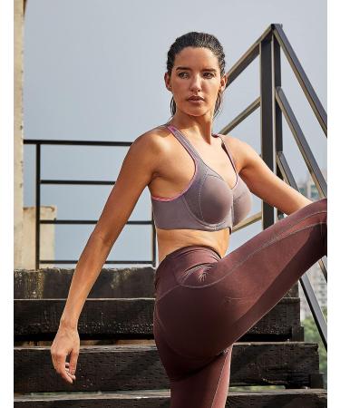 SYROKAN Women's Full Support High Impact Racerback Sports Bra 38C Multicoloured #2 - Buy Online on GoSupps.com