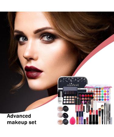 Yiida Professional All-in-One Makeup Set | Complete Gift Set for Women & Girls | Essential Makeup Starter Kit with Brushes Eyeshadow & Foundation - Buy Online on GoSupps.com