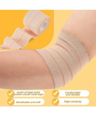 2 Rolls Adhesive Elastic Bandage Tape Wrap for Sports Injuries - Beige 2 Inch Wide, 15 Foot (Pack of 2) - Buy Online on GoSupps.com