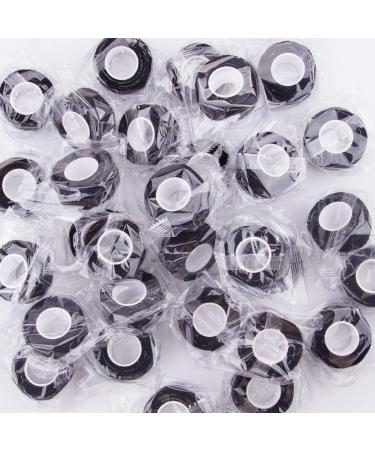 BQTQ 30 Rolls Cohesive Bandage 1 Inch x 5 Yards - Self Adherent Sport Wrap Tape for Human & Animals - Black - Buy Online on GoSupps.com