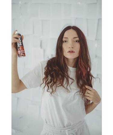 Nish Man Temporary Hair Colour - Nishman Unisex Pro Mech Hair Styling Colour Spray - ultimate coloured hair spray wash out kids & adults (Red) - Buy Online on GoSupps.com