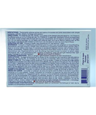 Tokuhon Medicinal Muscle Pain Relieve Patch 24's (6.5 x 4.2 cm) - Buy Online on GoSupps.com