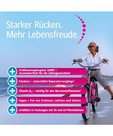 Umpneurax Dietary Supplements - Uridine Monophosphate Folic Acid & Vitamin B - Vegan & Gluten-Free - 60 Film-Coated Tablets for Cell Division & New Formation - Buy Online on GoSupps.com