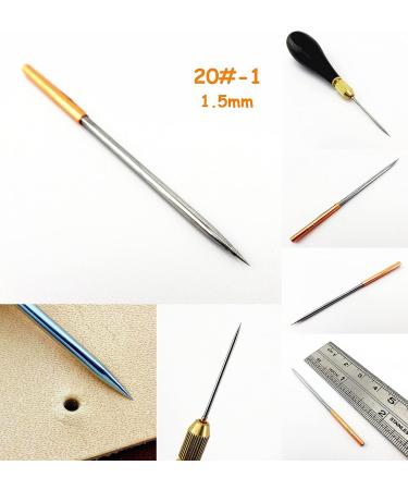 3pcs Leathercraft Switzerland Steel Sewing Stitching Needles & Awl Set - Buy Online on GoSupps.com