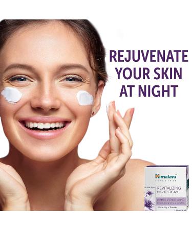 Himalaya Revitalizing Night Cream - Deep Moisturizing Repair Treatment for Damaged & Aging Skin 1.69 oz - Buy Online on GoSupps.com