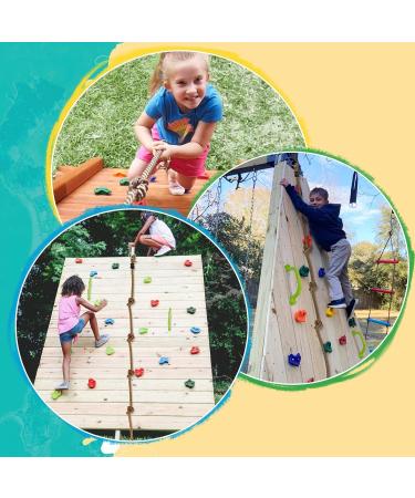 Trymaker Climbing Grips Set - 20 Pieces Children's Climbing Stones for Indoor & Outdoor Walls - Buy Online on GoSupps.com