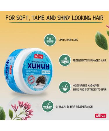 Quinine Hair Mask 250ml | Anti-Dandruff Strength & Growth | Hair Loss Solution - Buy Online on GoSupps.com