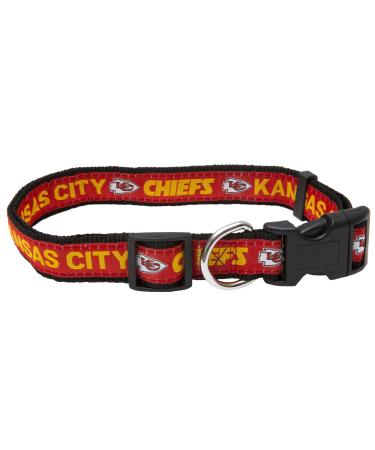 Pets First NFL Dog Collar Kansas City Chiefs Large Kansas City Chiefs
