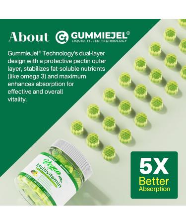 Algae Calcium Gummies 600mg with Vegan Multivitamin for Women Men with Iron Vitamin B12 A D3 K2 Algae Omega 3 Magnesium Zinc - Buy Online on GoSupps.com