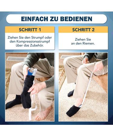 Stocking Puller for Seniors & Physically Handicapped - Easy Sock Aid Tool - International Shipping Available - Buy Online on GoSupps.com