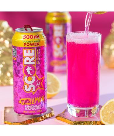 Score Energy Pink Lemon (12 x 500ml) Lemon 12 x 500ml - Buy Online on GoSupps.com