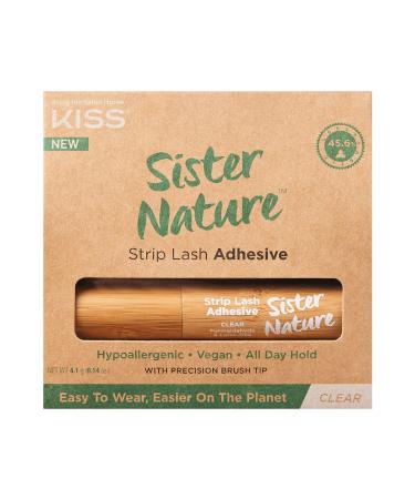 KISS Sister Nature Glue - Clear  Packaging May Vary Clear 1 Count(Pack of 1)