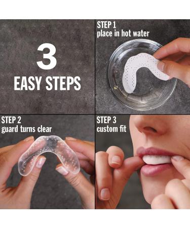 LunaGuard Nighttime Dental Guard - Custom-Fit Mouth Guard for Bruxism and Teeth Grinding with Storage Case Included - Buy Online on GoSupps.com
