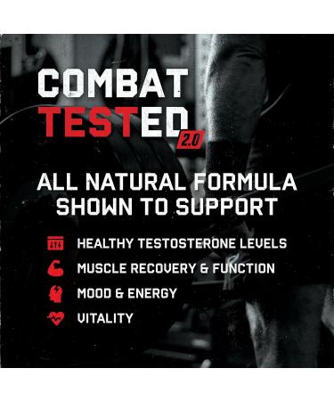 Jocko Fuel Test Booster for Men - Natural Stamina & Strength Enhancer - Muscle Builder with Ginger Root Shiljat & Tongkat Ali 120ct - Buy Online on GoSupps.com