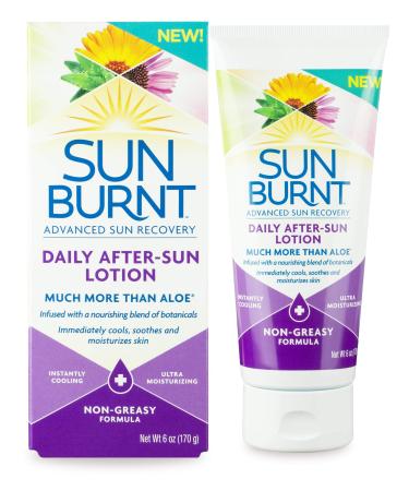 Sunburnt Advanced After-Sun Lotion, 6 Ounce 6 Fl Oz (Pack of 1)