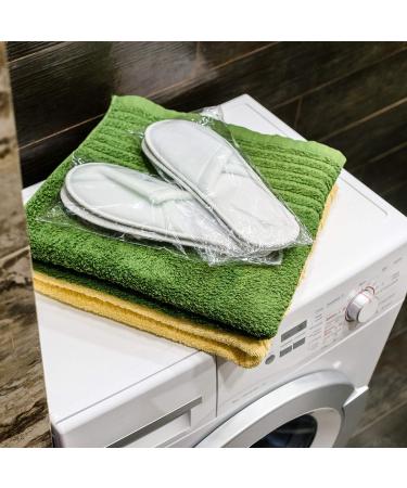 Aneco 12-Pair Disposable Spa Slippers for Hotel & Home Use - Fits US Men Size 10 and Women Size 11 - Fluffy Closed Toe Design - Buy Online on GoSupps.com