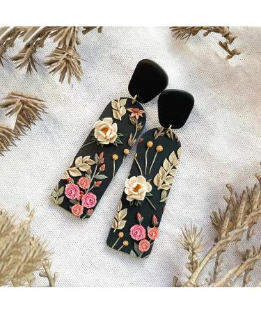 3Pcs Flower Clay Molds - Rose, Daisy, Sunflower Silicone Molds for Polymer Clay Jewelry Making - Buy Online on GoSupps.com