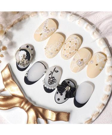 Nail Art Painting Gel Long Lasting No Wipe Nail Art Drawing Gel Black White Color for Home - Buy Online on GoSupps.com