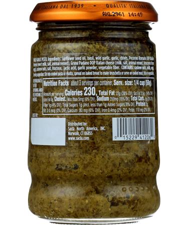 Sacla Wild Garlic Pesto - 6.7 oz | Gourmet Italian Sauce - Buy Online on GoSupps.com