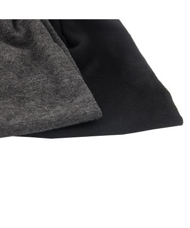 Carede Sweat Band Headbands for Women and Men - Non Slip Wide Headbands for Yoga, Running, Workout - Pack of 6 Black and Grey Fashion Hair Bands - Ideal for Thick Hair and Bike Helmets - Buy Online on GoSupps.com