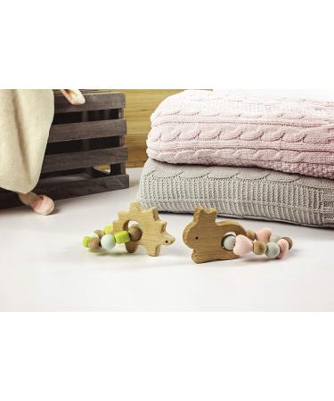 Stephen Joseph Silicone Dino Teether with Pouch - Soothing and Safe for Baby - Buy Online on GoSupps.com