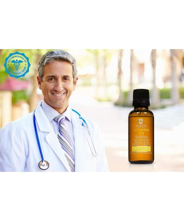 Vegetarian Liquid Vitamin D3 5000 IU - High Absorption Formula - 6 Month Supply - Gluten-Free - 365 VIT D - Buy Online on GoSupps.com