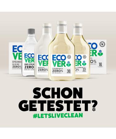Ecover Zero Hand Dishwashing Detergent 450ml | Fragrance-Free Plant-Based & Powerful Grease Remover | Sustainable Eco-Friendly Cleaning - Buy Online on GoSupps.com