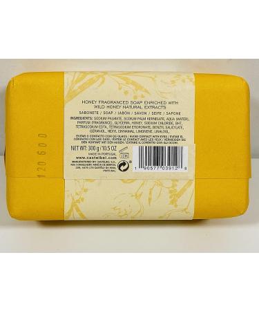 Castelbel Porto Wild Honey Fragranced Soap Bar 10.5oz - Luxurious & Nourishing - Buy Online on GoSupps.com