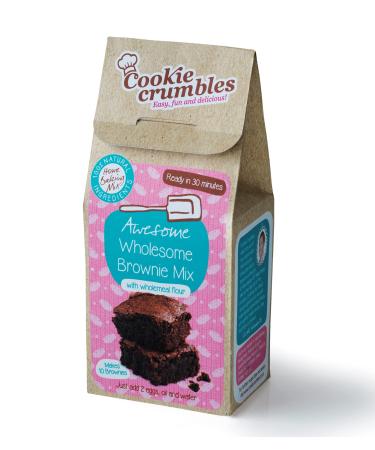 Cookie Crumbles Awesome Wholesome Brownie Mix No Dairy No Artificial Flavours And Colours Ready in 30 Minutes Rich Chocolate Brownies Made With 100% Natural Ingredients Finest Cocoa Powder 300g