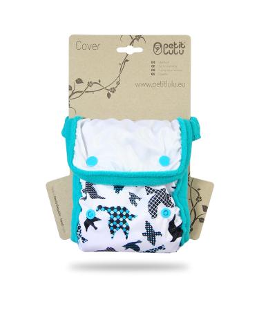 Petit Lulu Minimal Diaper AI2 Diaper-Free (Birds (turquoise))