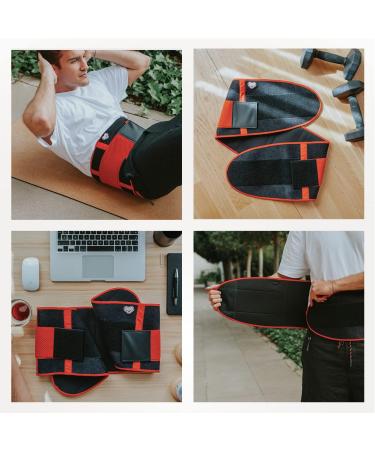 Koalaa Lumbar Back Support Belt | Spine Stabilization & Relief from Back Pain | Ischias & Iliosacral Support (S-XL) - Buy Online on GoSupps.com