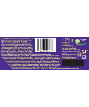 Cadbury Dairy Milk Whole Nut Bar 120 g Bar 1 Count (Pack of 1) - Buy Online on GoSupps.com