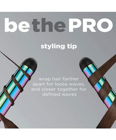 INFINITIPRO BY CONAIR Rainbow Titanium 1 1/4-inch Curling Wand | Straight & Wavy Styles | 1.25 Inch - Pack of 1 - Buy Online on GoSupps.com