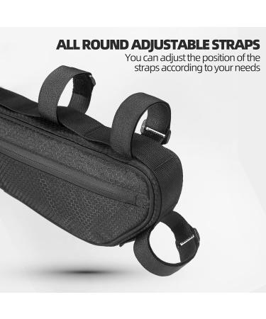 Rockbros 2-in-1 Bike Pocket Set | Waterproof Handlebar & Frame Bag for MTB & E-Bikes | 2.5L Removable Triangular Bike Storage - Buy Online on GoSupps.com