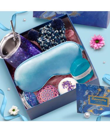 Santentre gifts for women for birthday gift set women birthday best friend gifts Christmas gifts 30 40 50th birthday gift set for women mom girlfriend sister blue